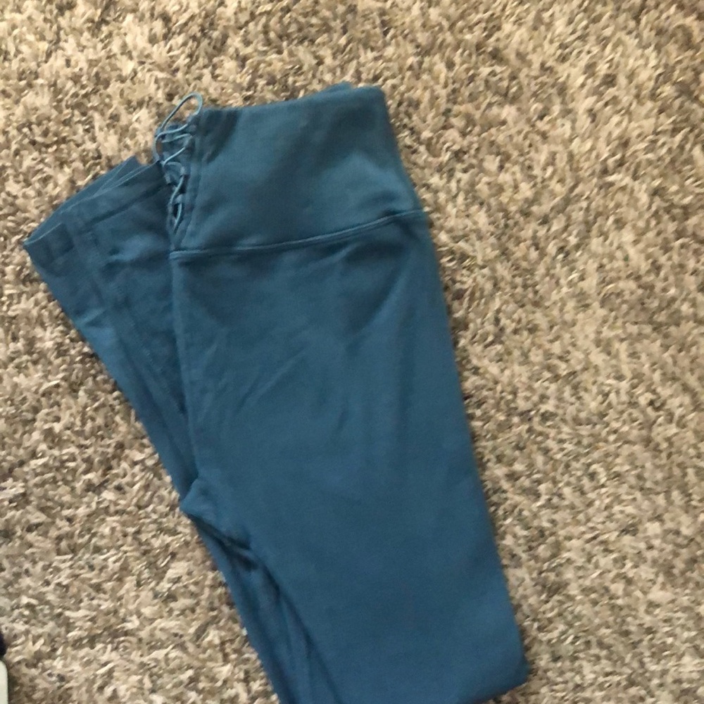 High Waisted Seamless Ribbed Legging